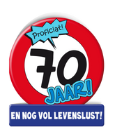 Verjaardagskaart 70 Jaar 16,5cm